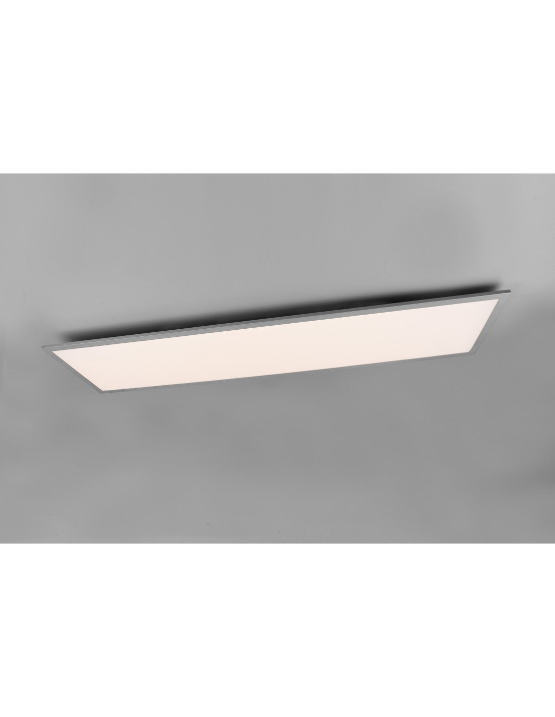 Moderne rechteckige LED-Deckenleuchte Gamma Aluminium Trio Lighting