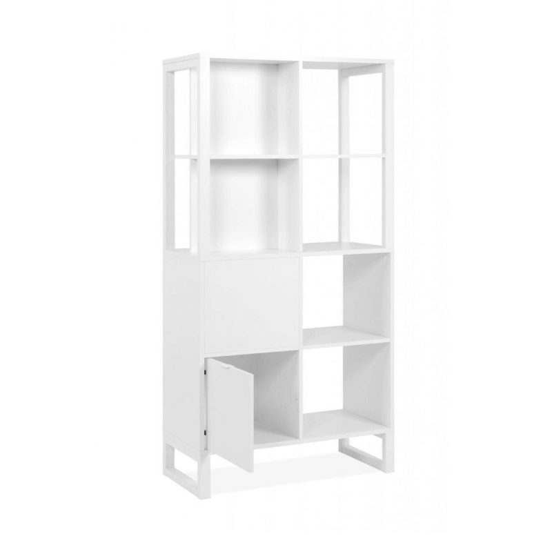 Sumatra20A weißes, beidseitig offenes Sideboard