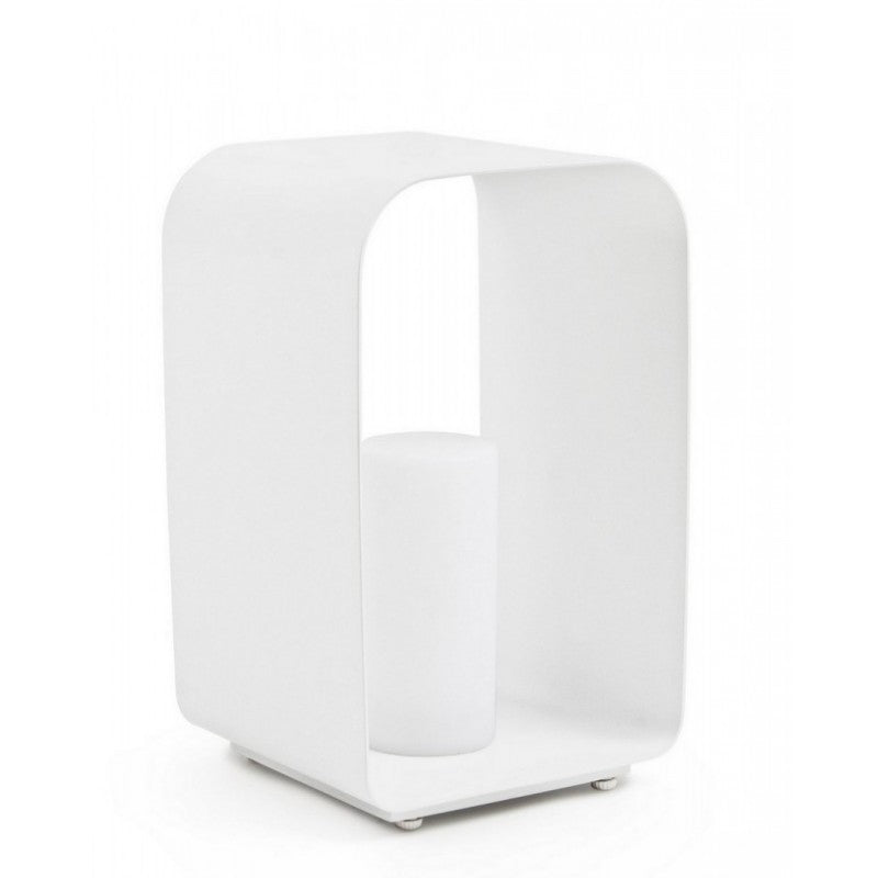 Led-Led-Glühlampen mit Pflanzgut RIDLEY Bianco 25x28x h45 cm