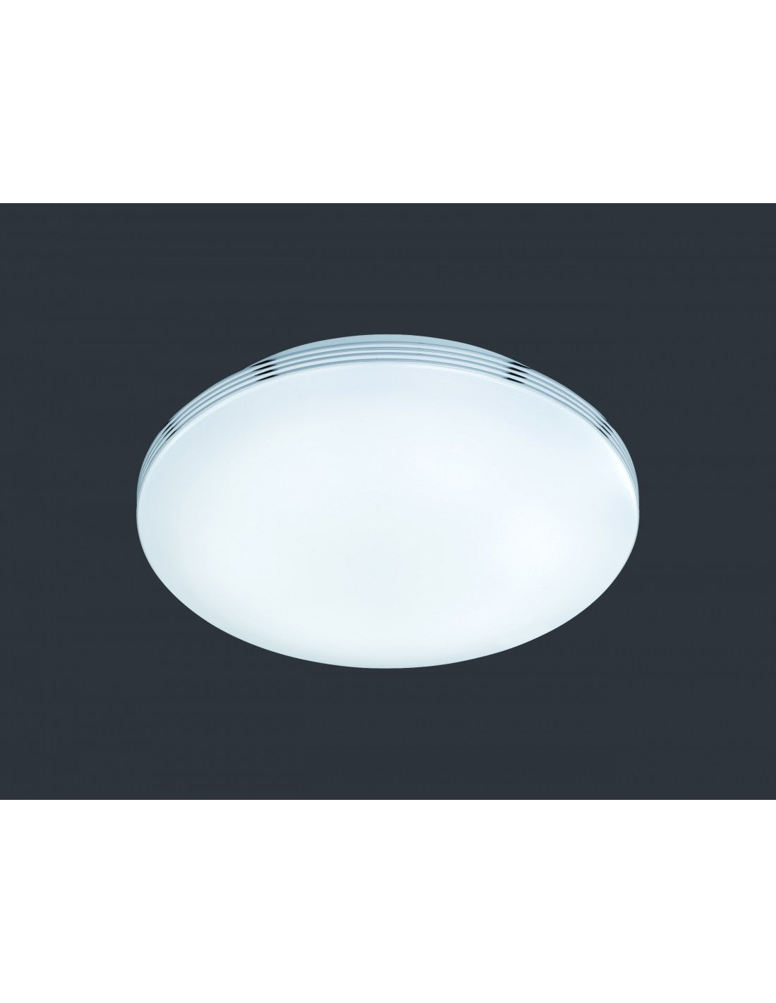 IP44 Dimmbare LED-Deckenleuchte Apart Weiß Ø41 cm Trio Lighting