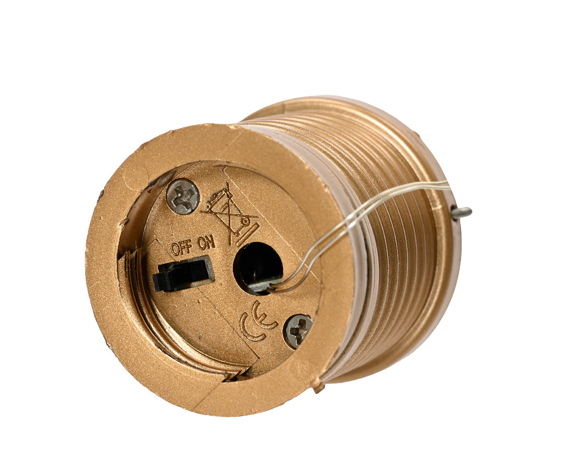 Feste Kunststoff Solar Glühbirne 4 verschiedene Farben