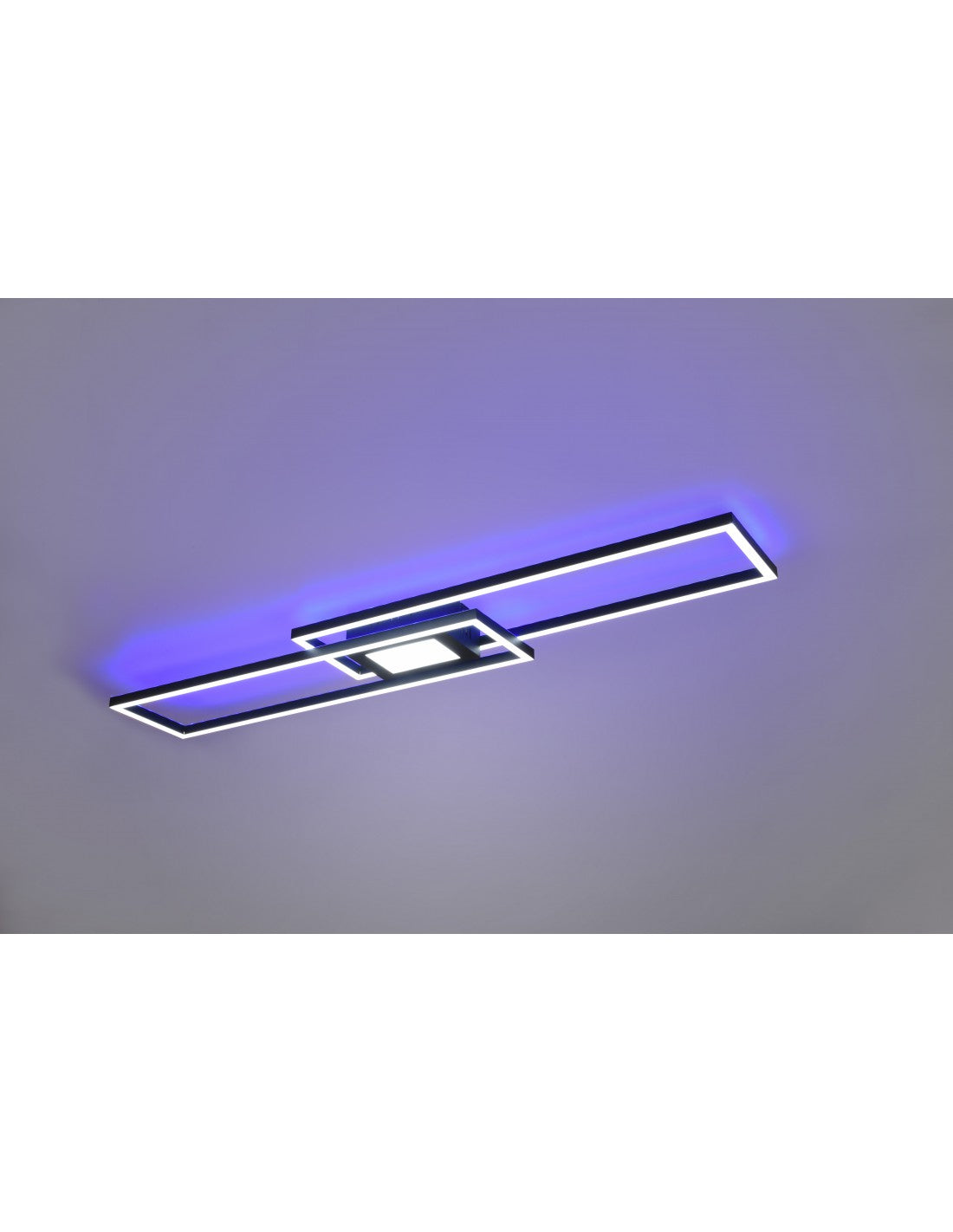 Bebauer Plafoner Rechtecke Rechtecke Doppelt Ausgabe Led Ganado Black Trio Lighting