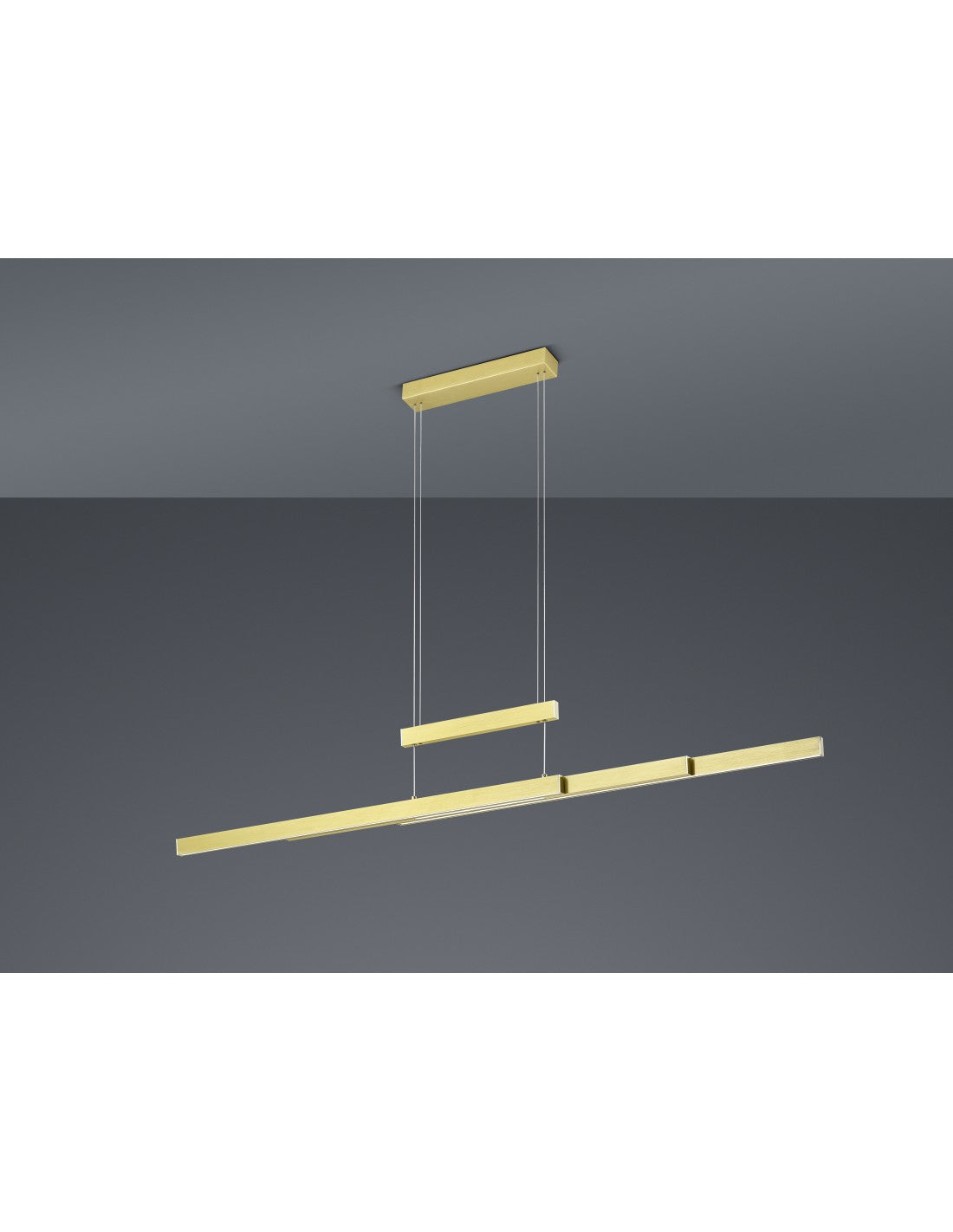 Suspension Moderne Trajan Led Touch Dimmbare Messing Trio Beleuchtung