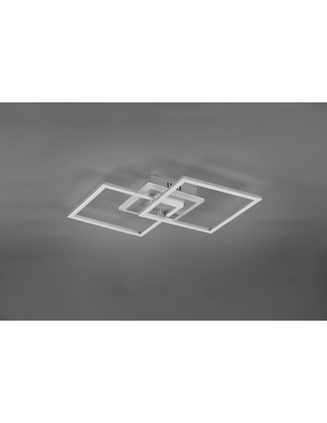Deckenleuchte Venida Double Square Aluminium LED 25w Dimmbar L57 cm Trio Lighting