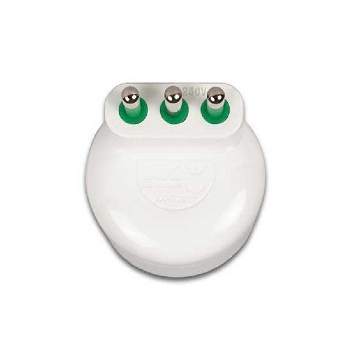 Einzelner platzsparender asymmetrischer Steckeradapter 2P T 10A Stecker