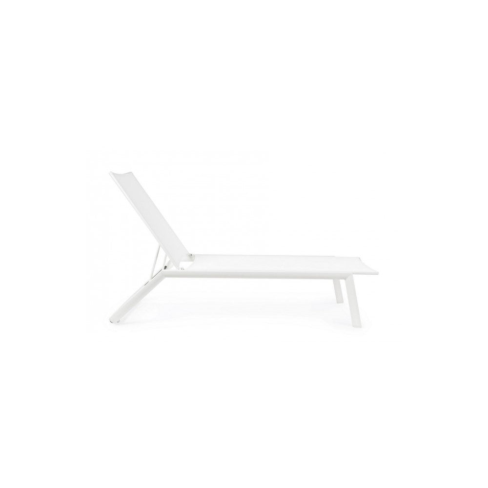 Cruise Aluminium Bett mit Rädern weiß