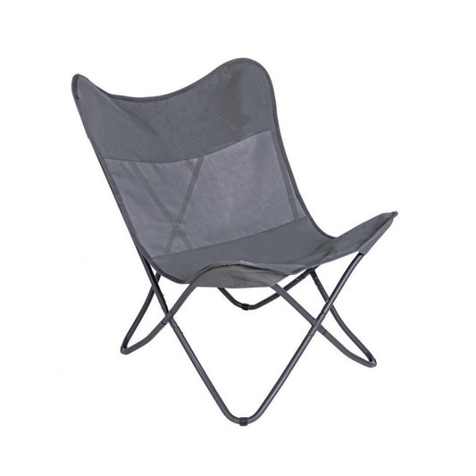 Sessel Schmetterling Camping Gabicce grau 77,5x81x89h cm