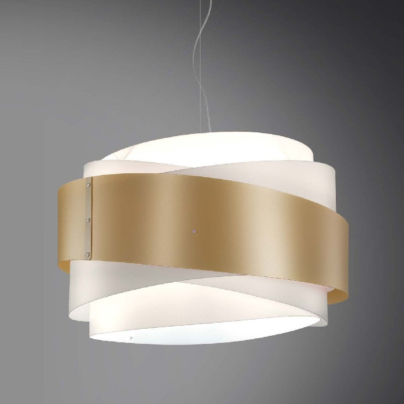 BEA Pendelleuchter fünfflammig Gold Durchmesser 60x h38 cm