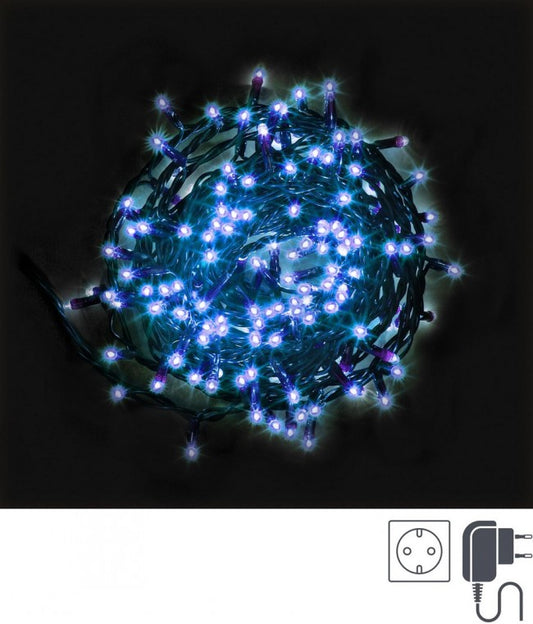 8x Kette 180 LED Blue Int-East