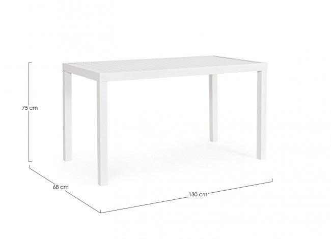 Hilde Tisch 130X68 Weiß Ld30