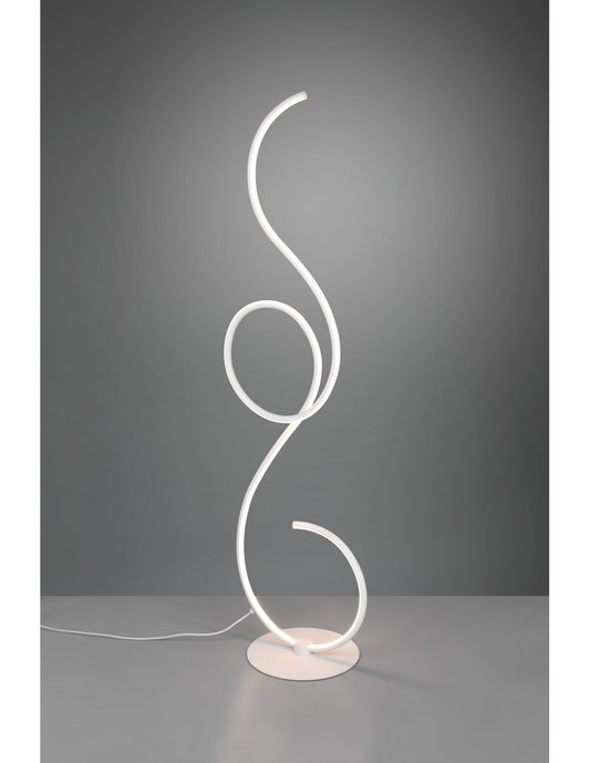 Piantana Da Salotto Moderna Bianca Led Dimmer Jive Trio Lighting