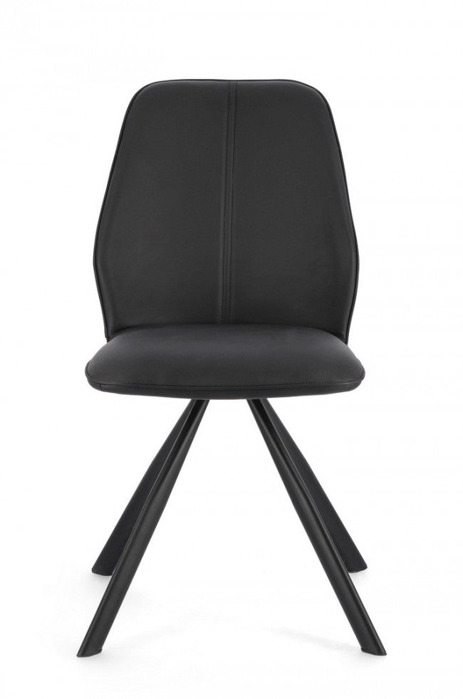 4x Maxwell Pu Stuhl Schwarz