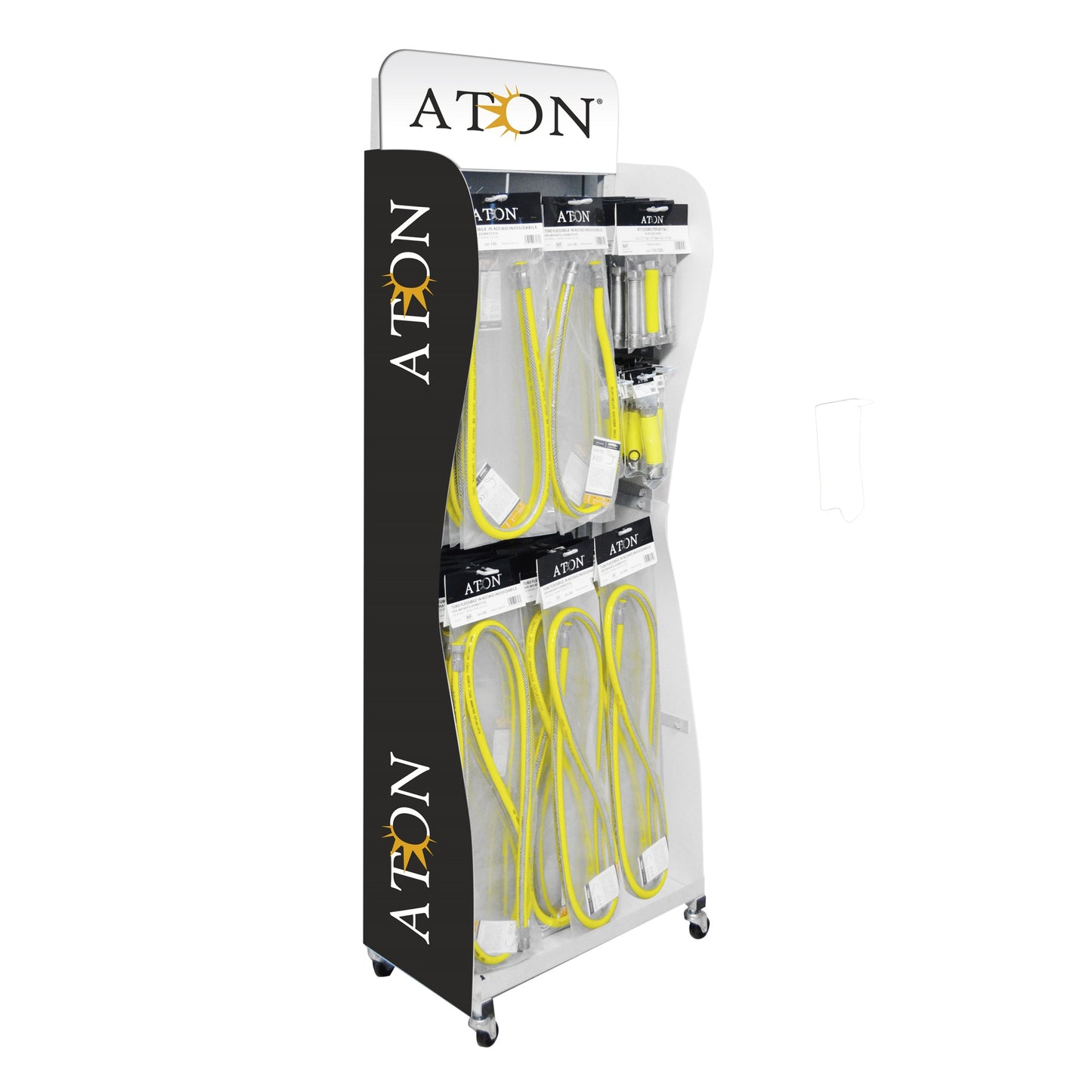 Aton-Gasschläuche-Display