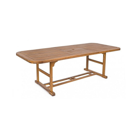 Outdoor Tisch Noemi ausziehbares Holz 180-240x100x h 74cm