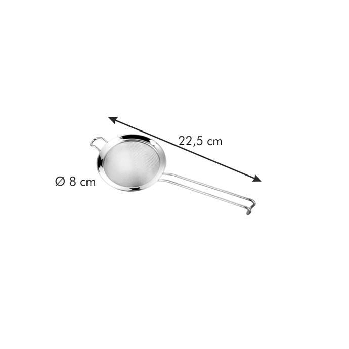 GrandChef Edelstahlsieb D8 cm