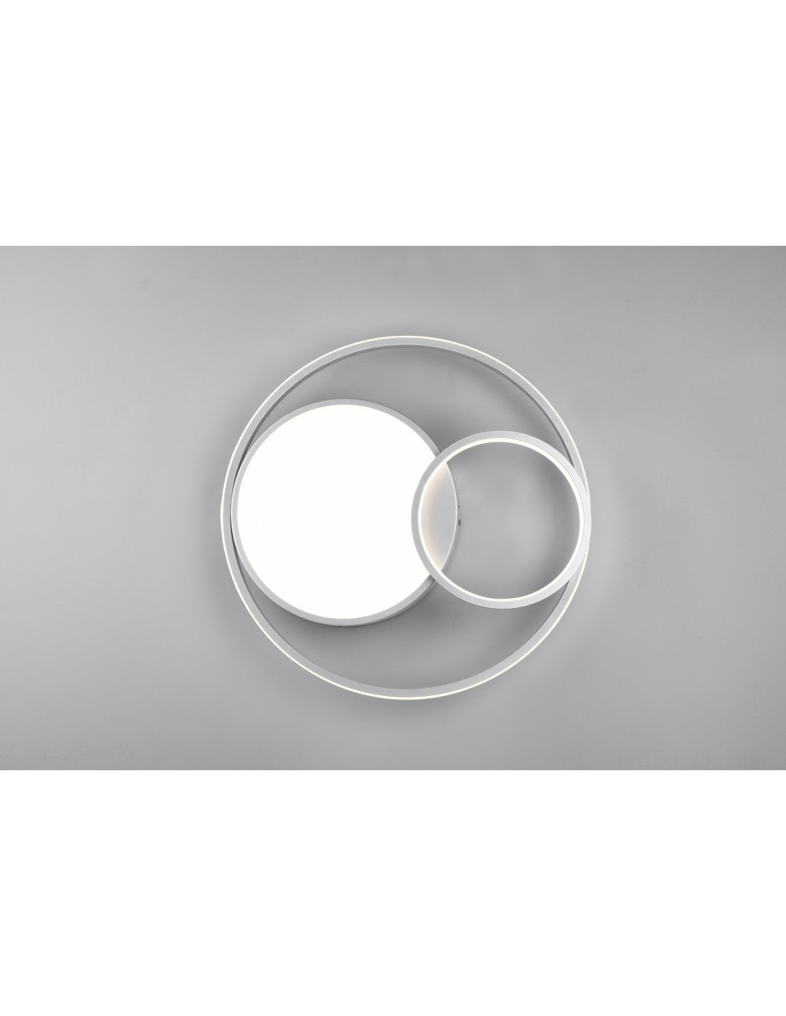 Deckenleuchte Moderne Vuelta Aluminium 3 Led Dimmer 28w Trio Beleuchtung