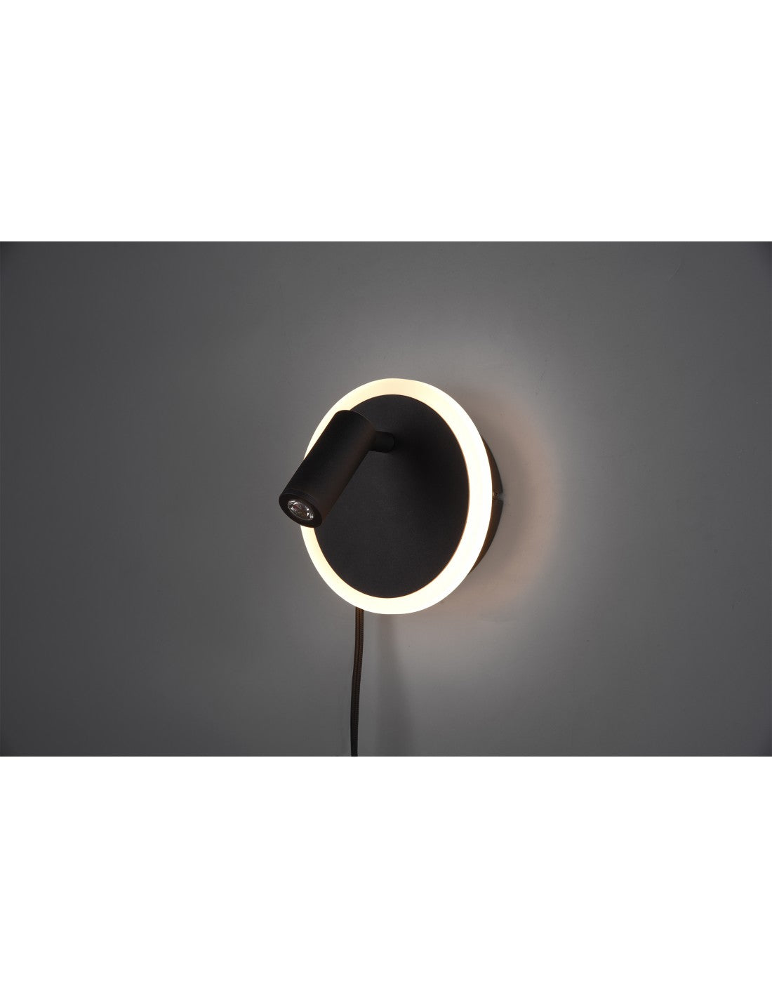 Led-Applikation, verstellbarer Strahler, Jordan Black Trio Lighting