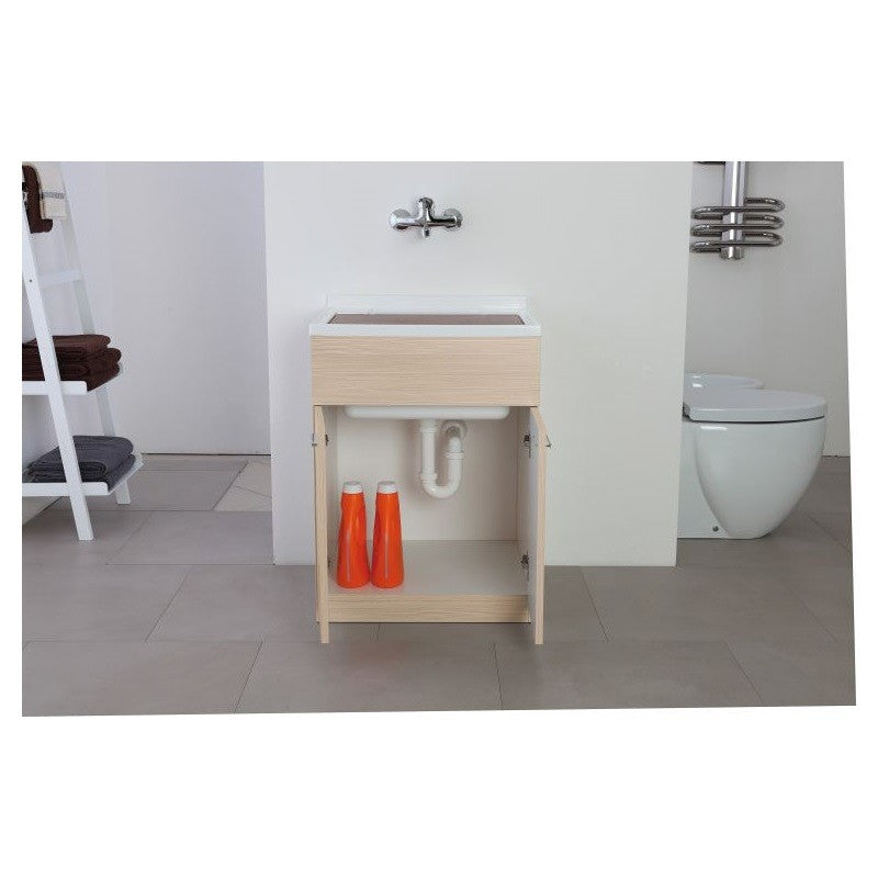 Waschbecken mit zwei Türen Lärche 60x50x h83 cm