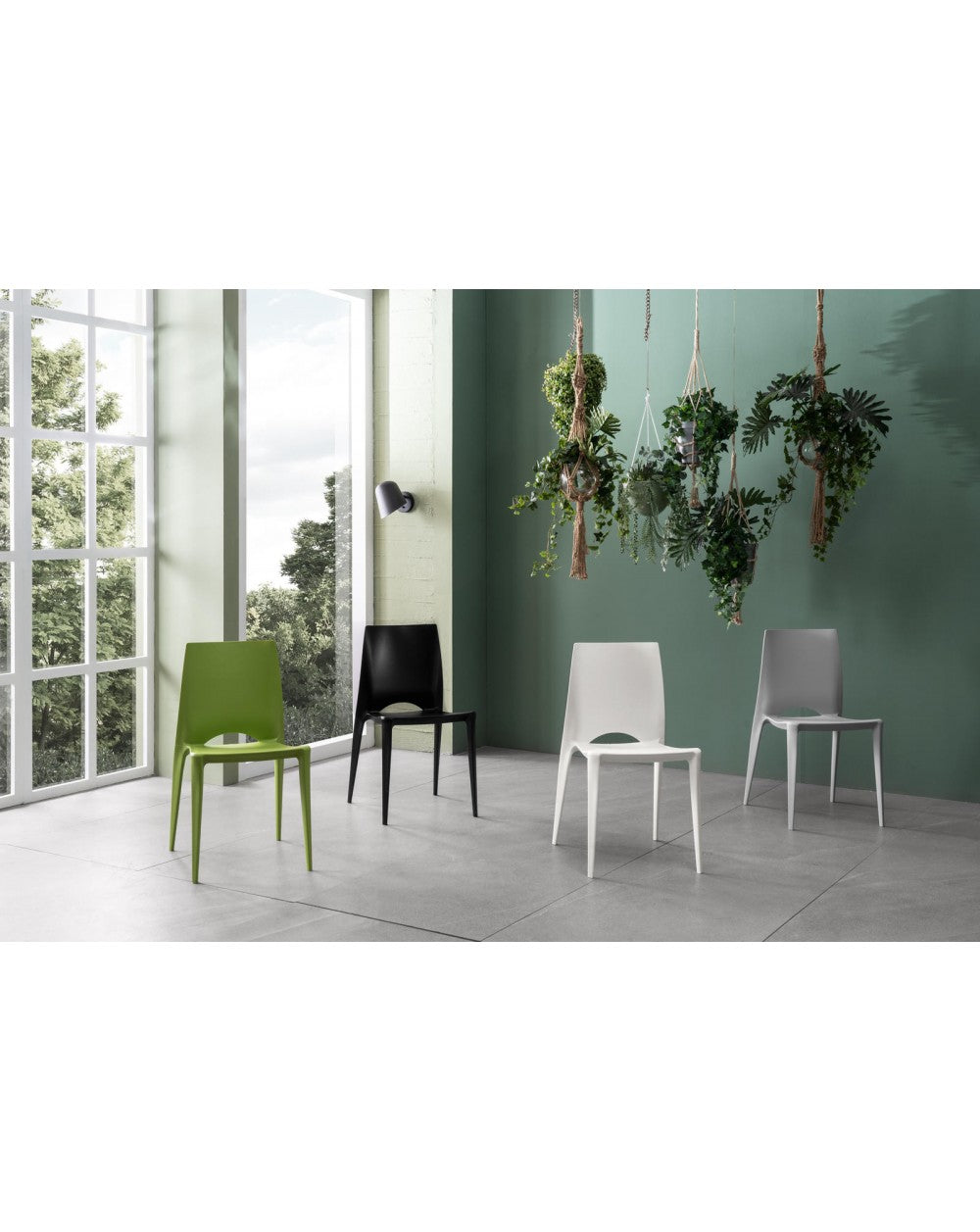 4x Polypropylenstuhl - Denise