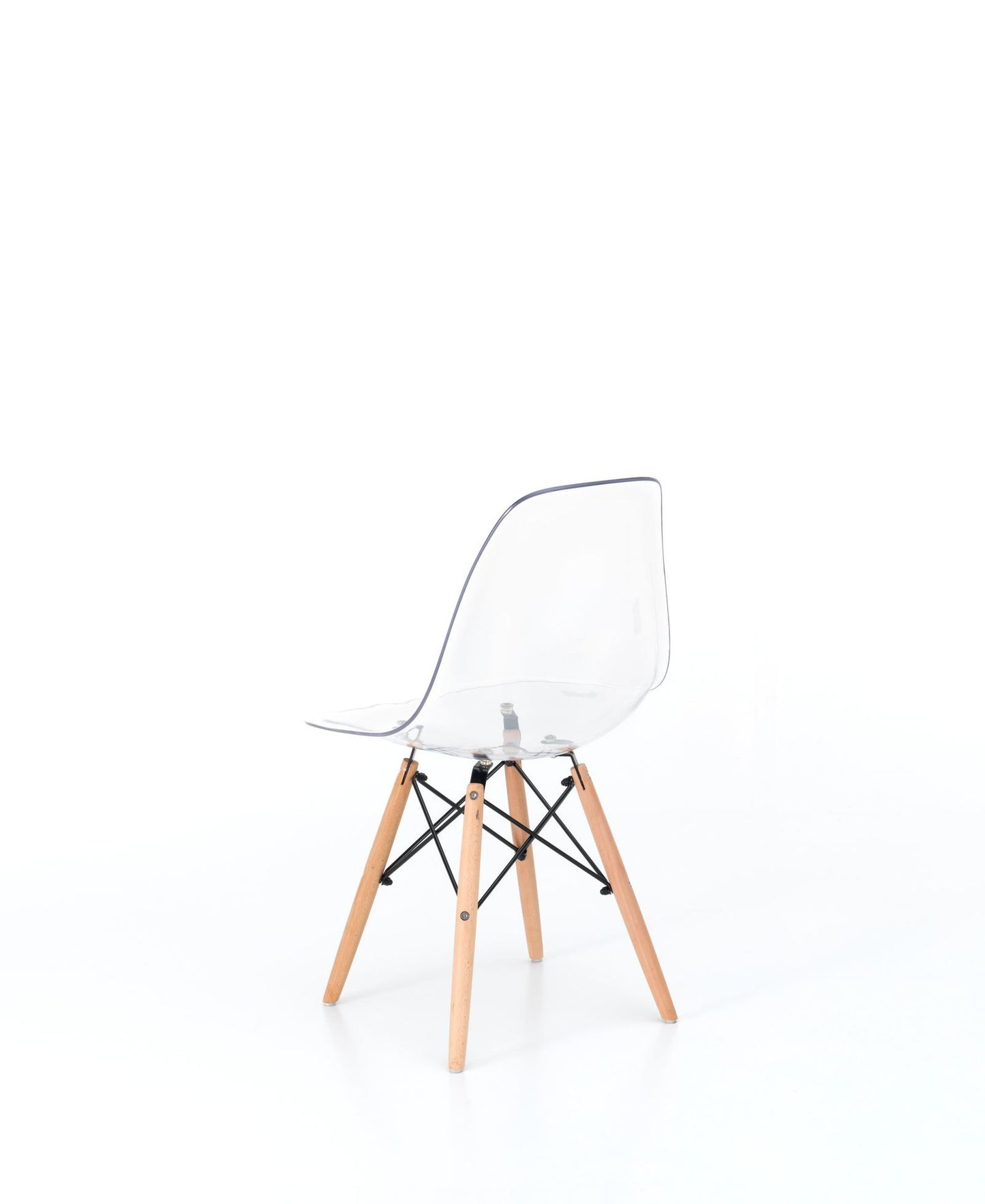 4x Polycarbonat und Weißpvc-Sitzung 47x46x82h cm