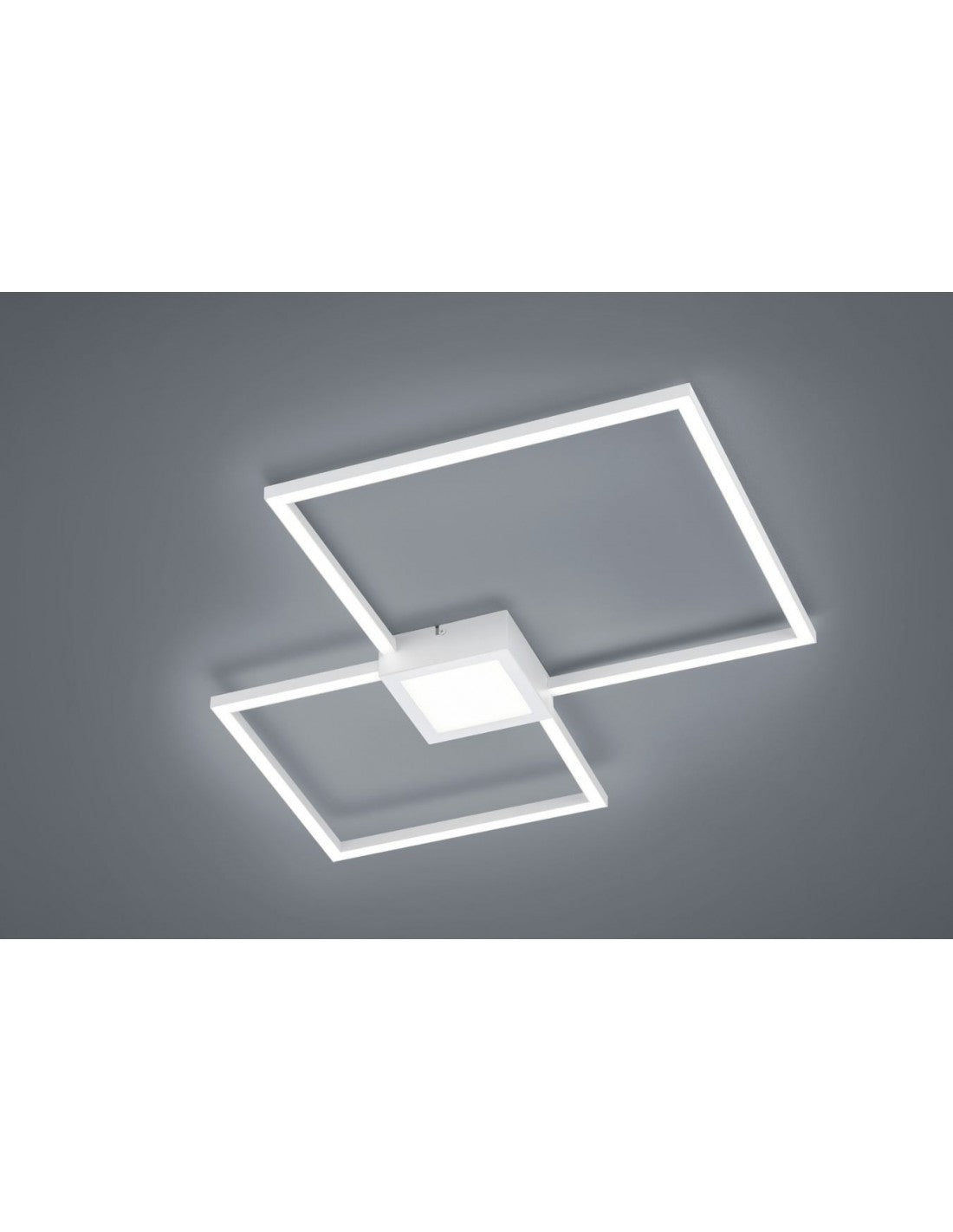 Hydra Design Square White LED 4000k Trio Lighting Deckenleuchte