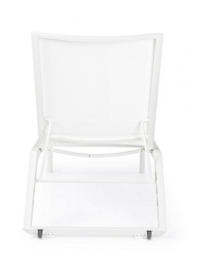 Cruise Aluminium Bett mit Rädern weiß