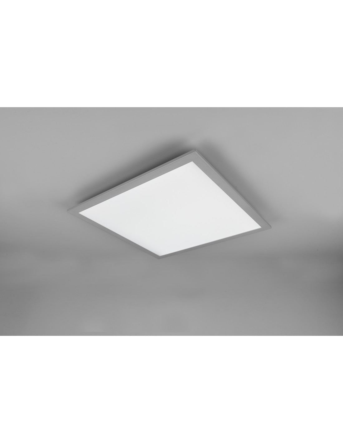 Quadratische Deckenleuchte Gamma Aluminium LED Multifunktion 45x45 cm Trio Lighting