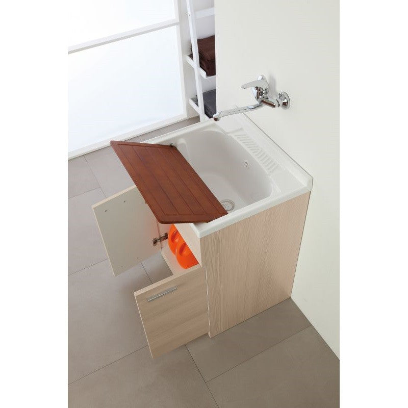 Waschbecken mit zwei Türen Lärche 60x50x h83 cm