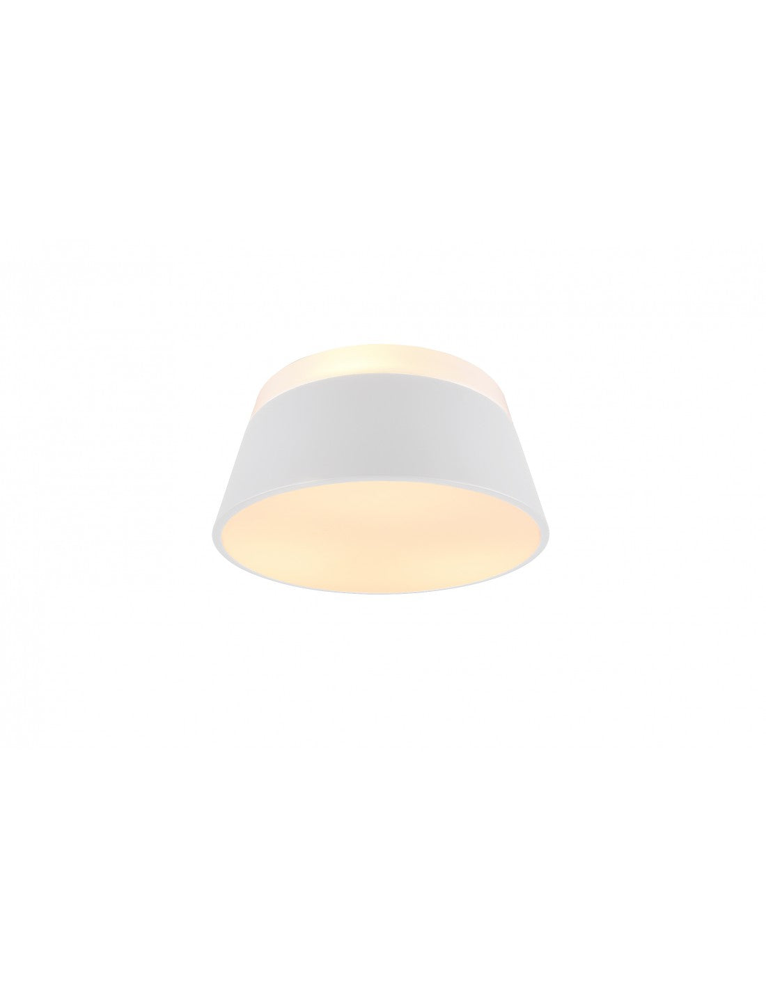 Plafoniera Baroness Cono Bianco Ø45 cm Doppel Illumination Trio Lighting