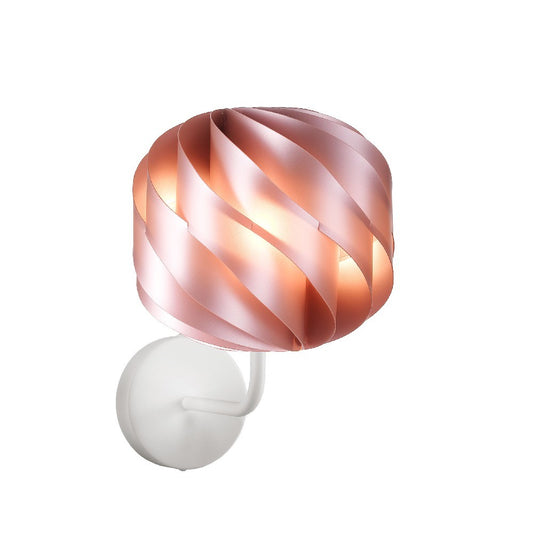Rosa Metallapplikation aus Metall cm. 25 x 28 x 34 h