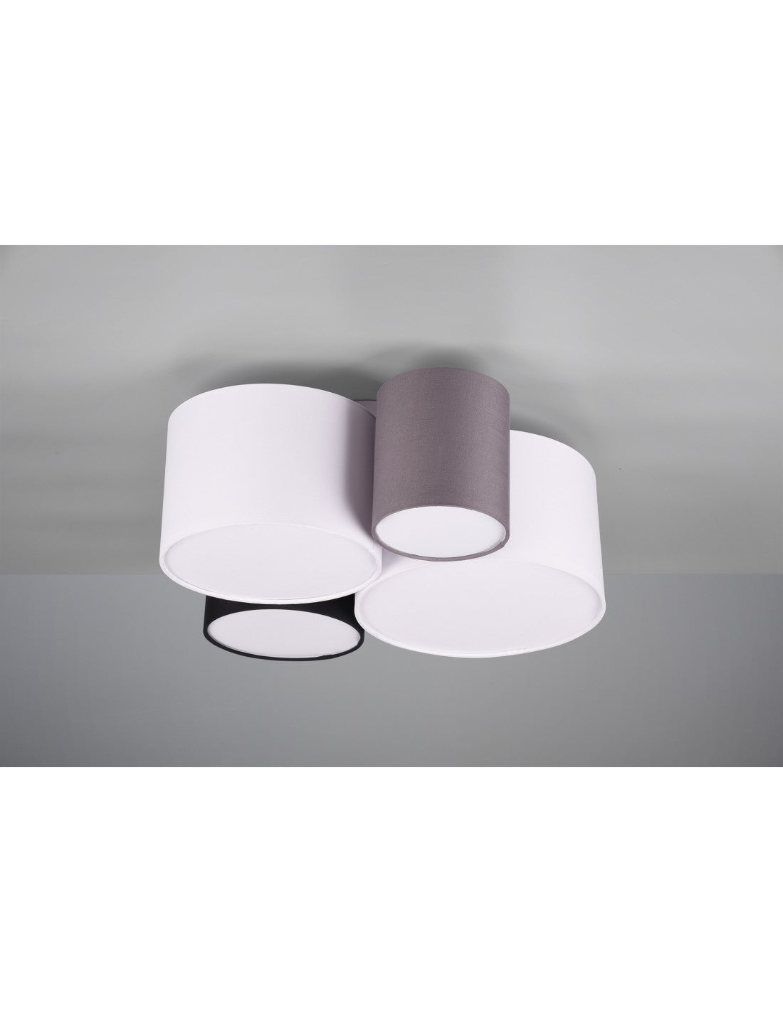 Hotel-Deckenleuchte 4xE27 Mehrfarbige Zylinder L50cm Trio Lighting