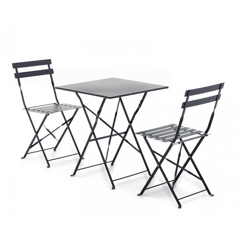 Anthrazitfarbenes Bistroset von Salmar