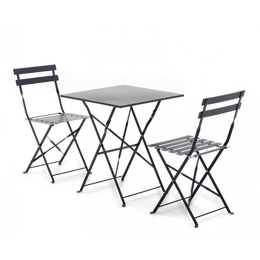 Anthrazitfarbenes Bistroset von Salmar