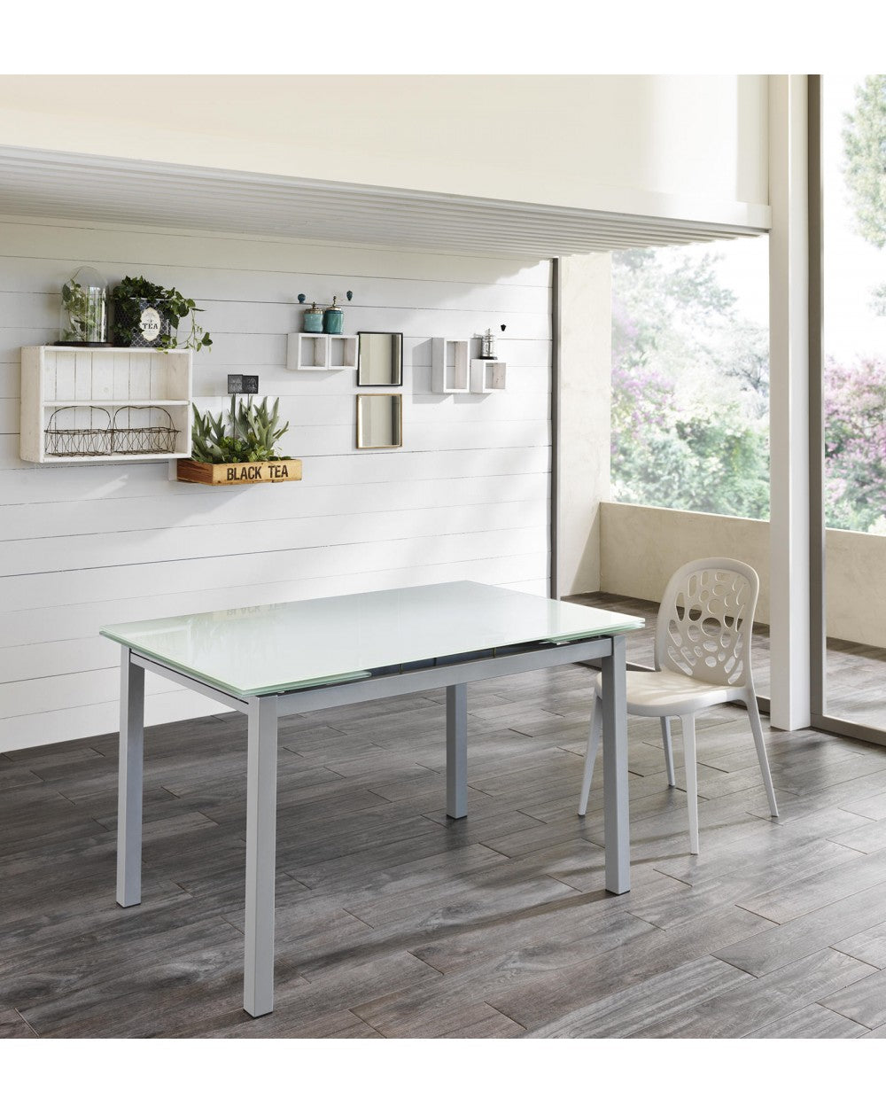 Ausziehbarer Tisch 110–170 x 75 cm – Baud