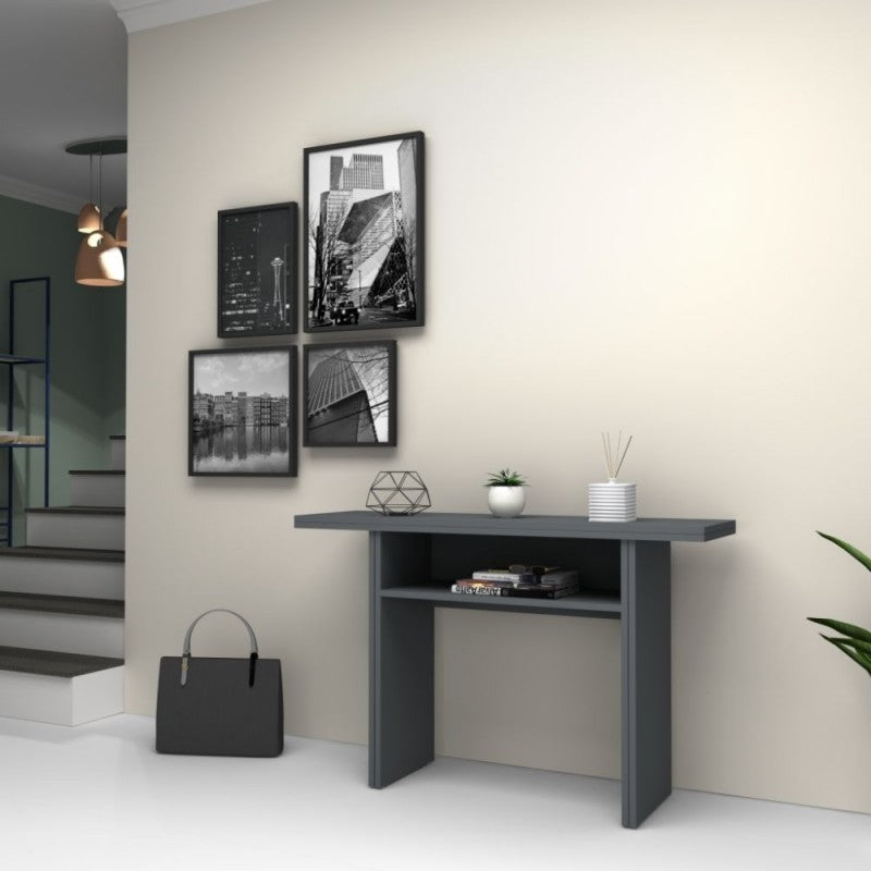 Klappbarer Konsolentisch Zement IKEBANA 120x40x h76 cm