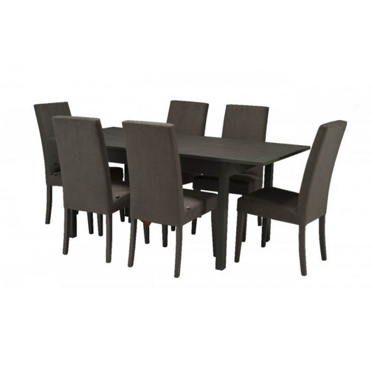Ausziehbarer Tisch FIRENZE 120x80 graue Eiche