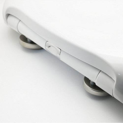 Weißer Illusion-Toilettensitz