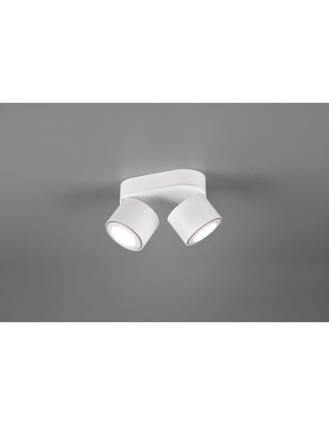Deckenleuchte 2 LED-Spots L18 cm Taurus White Trio Lighting
