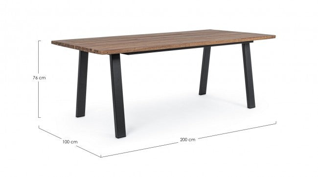 Tischmöbel Naturholz Oslo cm 200 x 100