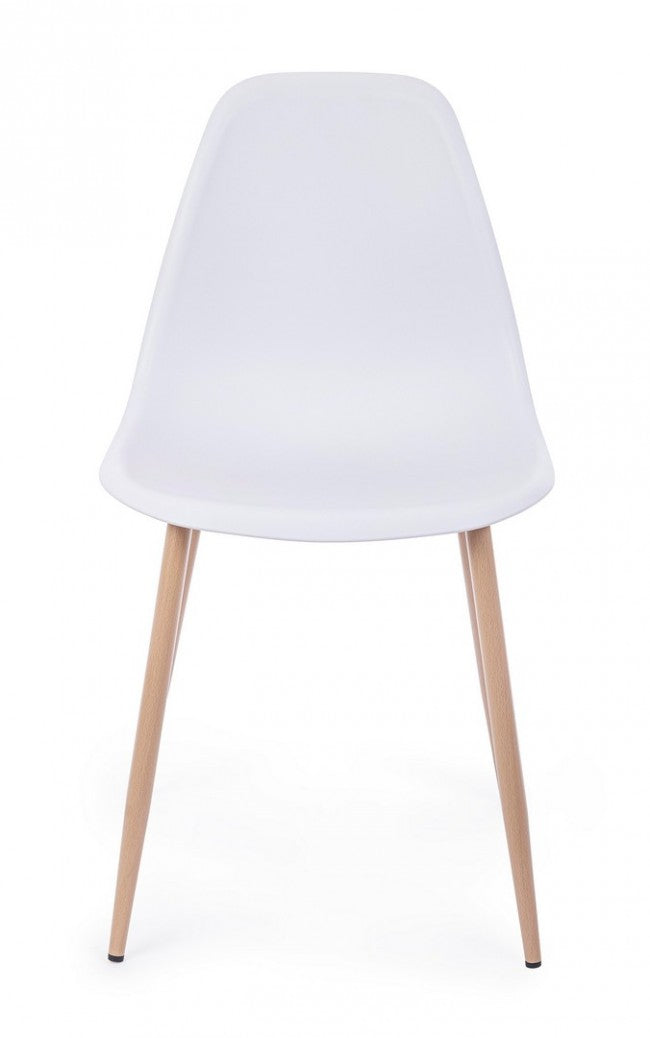 4x Mandy Stuhl Weiß