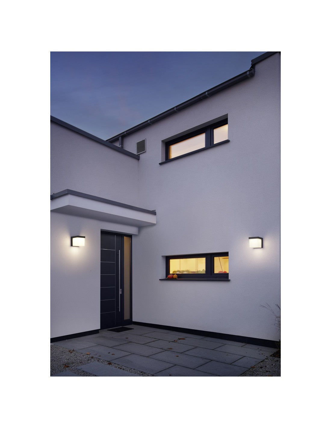 Yangtze LED-Außenwandleuchte IP54 Anthrazit H11 cm Trio Lighting