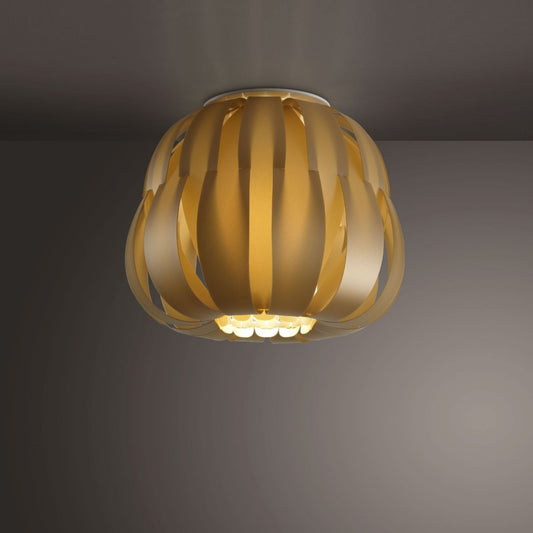 Neu Gold Deckenleuchte cm. 29 x 23h