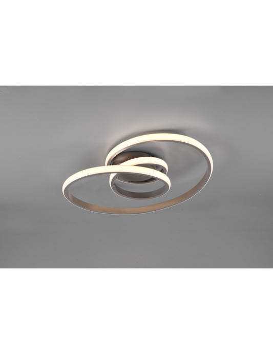 Plafoniera Sansa Led 18 ,5w Dimmerbar Nichel L53 cm Trio Lighting
