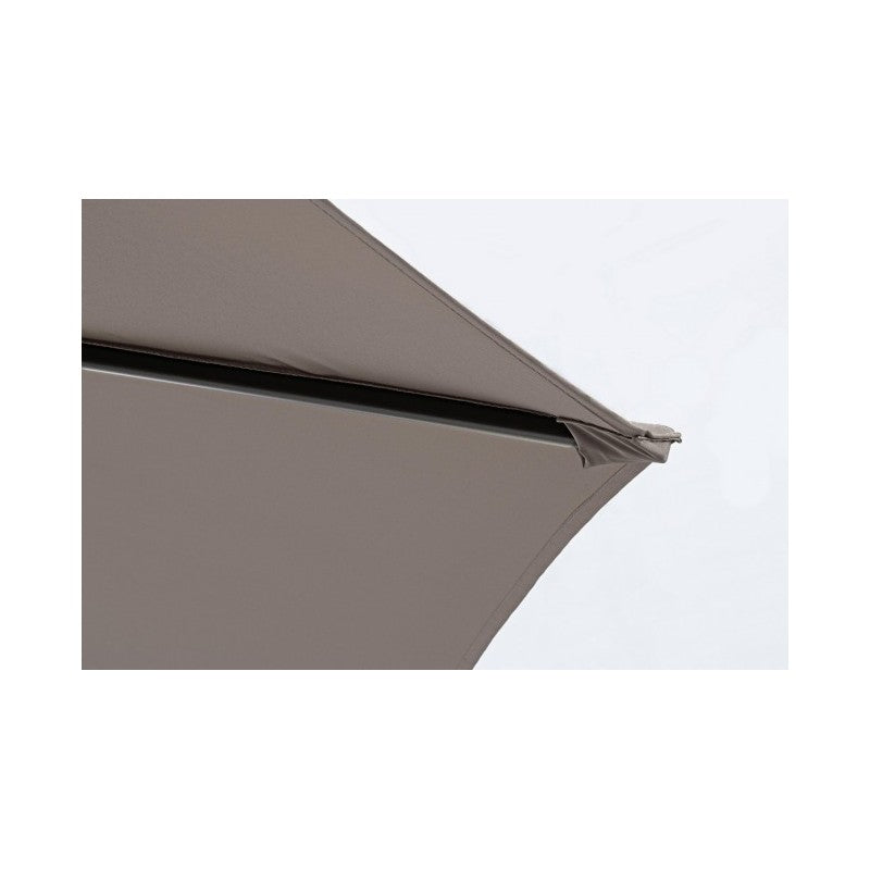 Gartenschirm mit 360° Arm Texas cm 300x h260 Anthrazit-Tortora