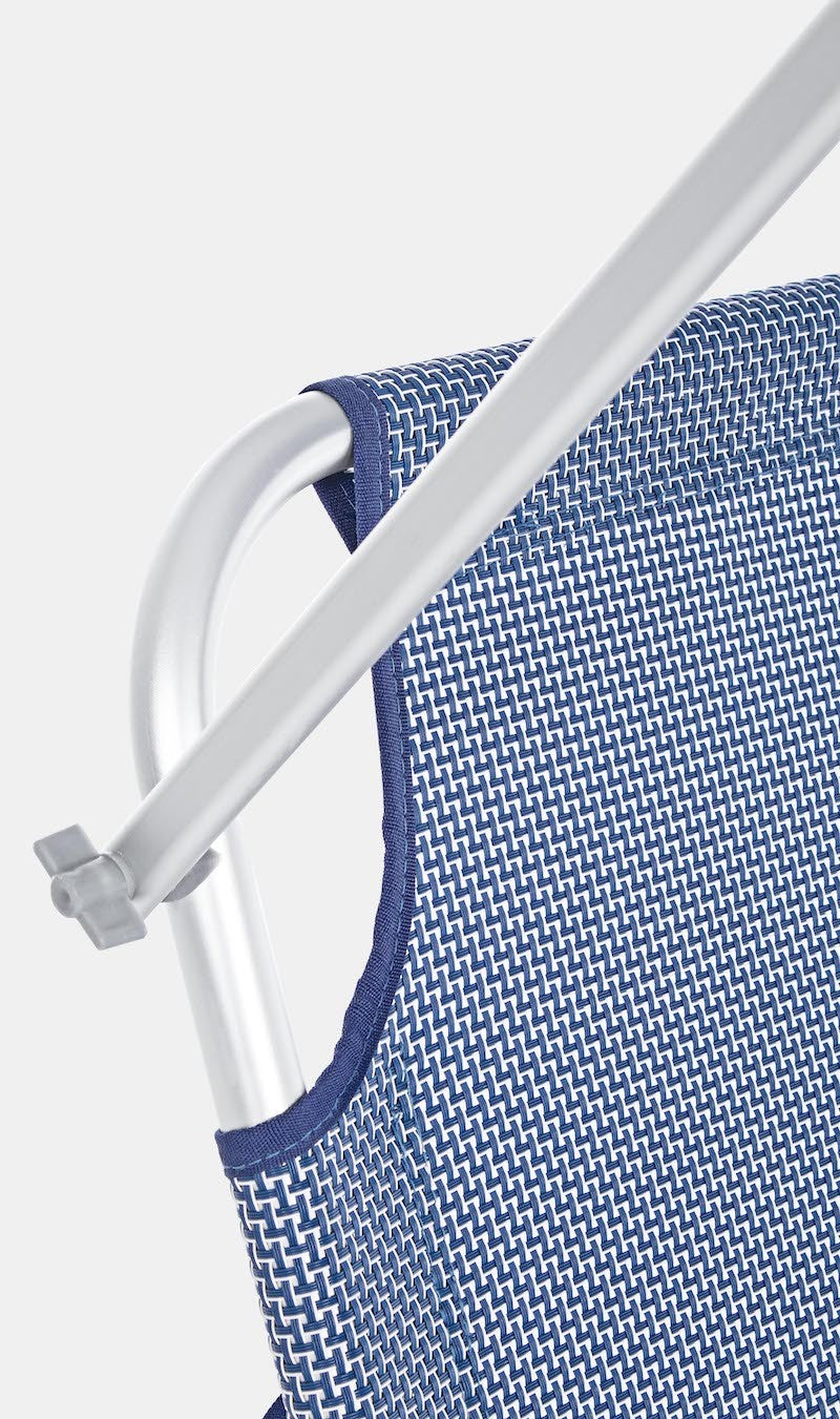 BETT MIT CROSS BLUE MIX DACH