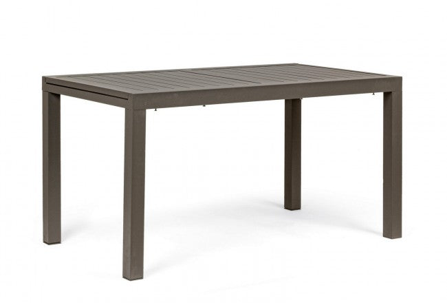 Ausziehbarer Aluminium Außentisch Caffè HILDE YK14 140-210x77x h75 cm