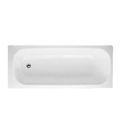 Weiß emaillierte Wanne 160x70 cm