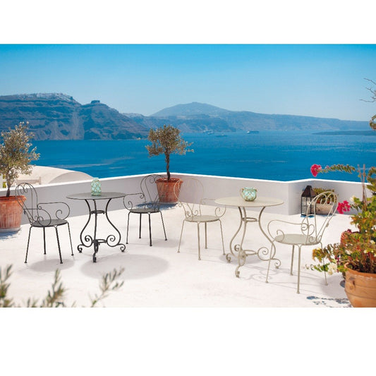 Etienne Outdoor-Sessel, weiße Farbe, Bizzotto