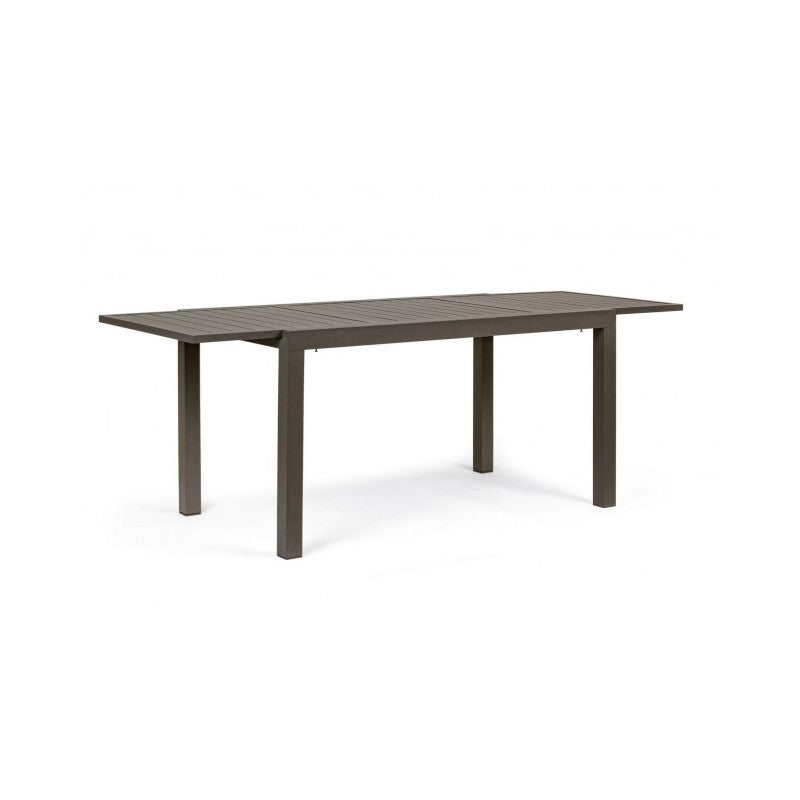 Ausziehbarer Aluminium Außentisch Caffè HILDE YK14 140-210x77x h75 cm