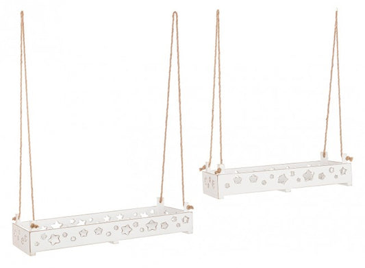 4x Set2 -Tablett für Hilaris Rett Bianco Stella